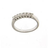 Anello Soranzo Gioielli Donna Fedina/Riviera in Oro bianco Diamante 0.4 Ct NP10074503-11 - NP10074503-11